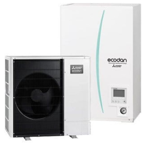 Pompa ciepła Mitsubishi SHWM140YAA/EHSD-YM9D Ecodan Zubadan Inverter +hydrobox